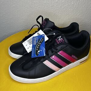 adidas NEO Derby Ombré Pink Tennis Sneaker Y2k Womens Size 8.5